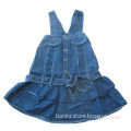 Girls' Dress in 8oz Denim/Jeans with Nice Shape, Ideal for Summer